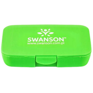 Swanson Pillbox kapsulu tvertne, zaļa