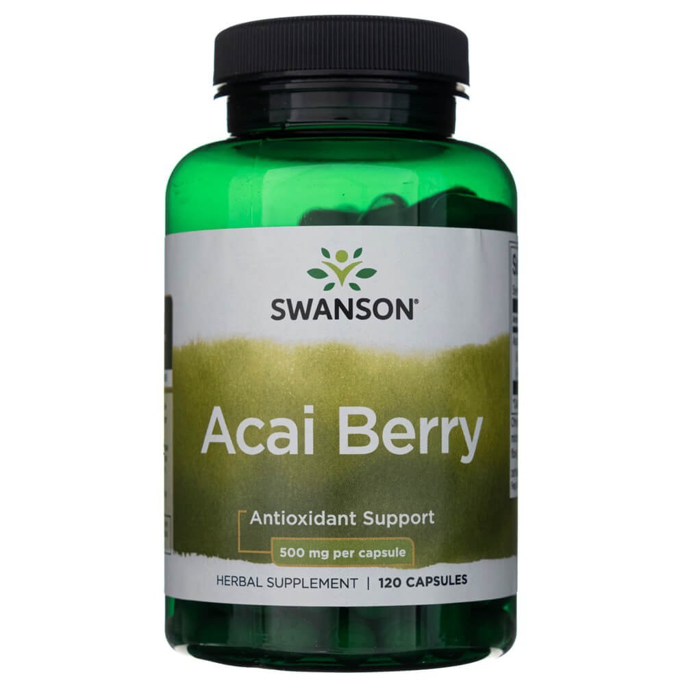 Swanson Acai ogas 500 mg - 120 kapsulas