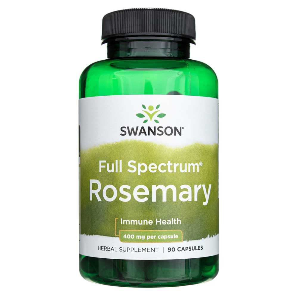 Swanson Full Spectrum Rozmarīns 400 mg - 90 kapsulas
