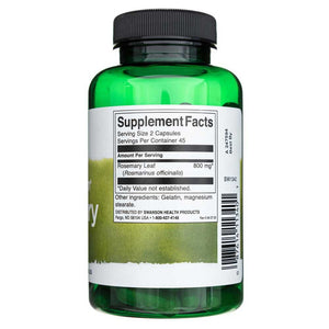 Swanson Full Spectrum Rozmarīns 400 mg - 90 kapsulas