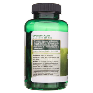 Swanson pilno spektro raudonųjų dobilų žiedai 430 mg - 90 kapsulių - Magnis.lt