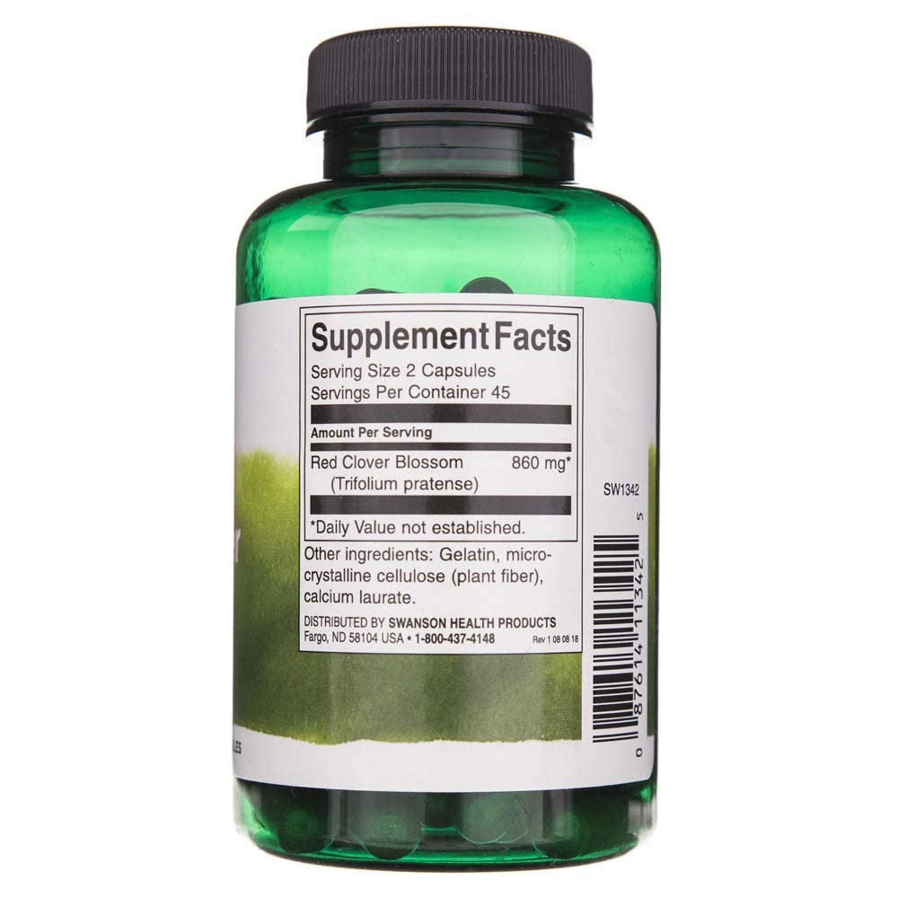 Swanson pilno spektro raudonųjų dobilų žiedai 430 mg - 90 kapsulių - Magnis.lt