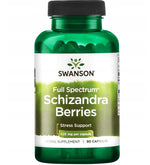 Swanson Schizandra Berries (kiniškoji citronelė) 525mg - 90 kapsulių - Magnis.lt