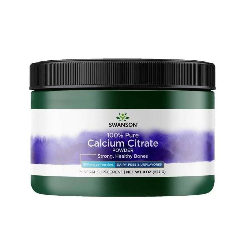 Swanson kalcio citrato milteliai, 100% gryni - 227g - Magnis.lt