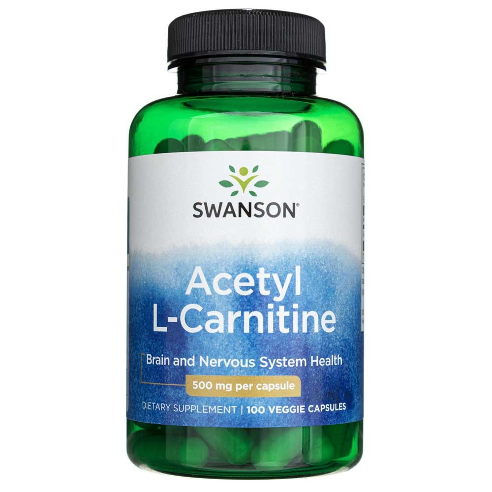Swanson acetil L-karnitinas 500 mg - 100 kapsulių - Magnis.lt
