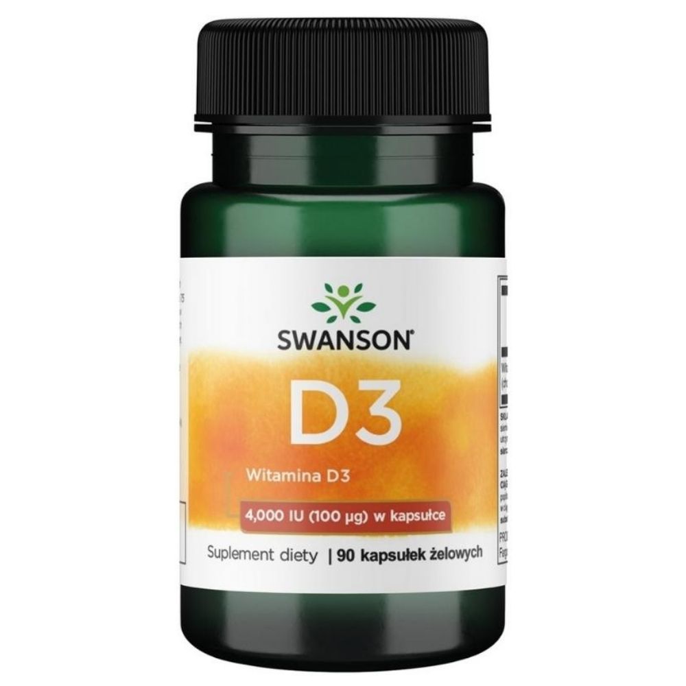 Swanson D3 vitamīns 4000 SV (100 mcg) - 90 kapsulas