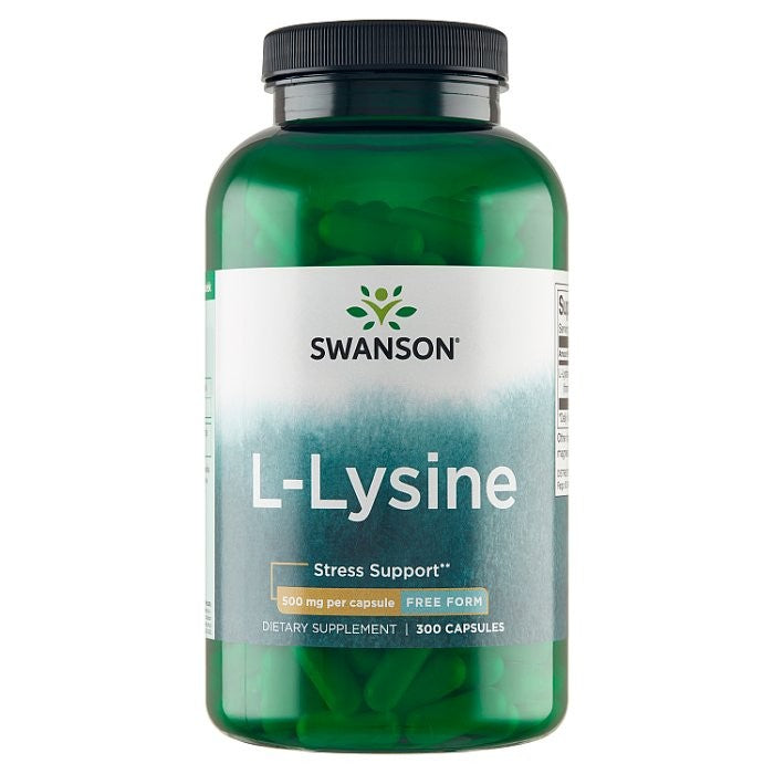 Swanson L-lizinas (L-lizinas) 500 mg - 300 kapsulių - Magnis.lt