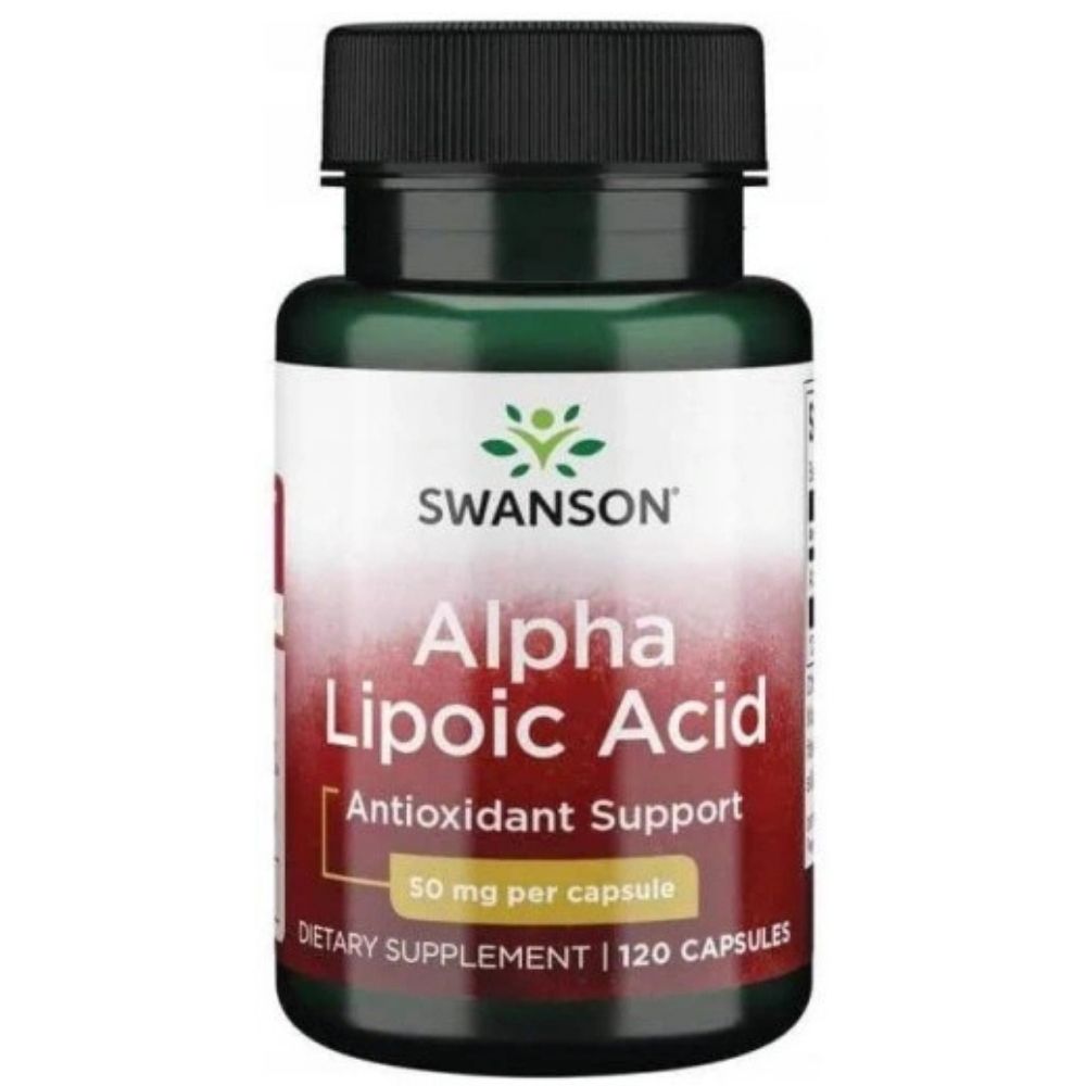 Swanson ALA, alfa-liposkābe 50 mg - 120 kapsulas