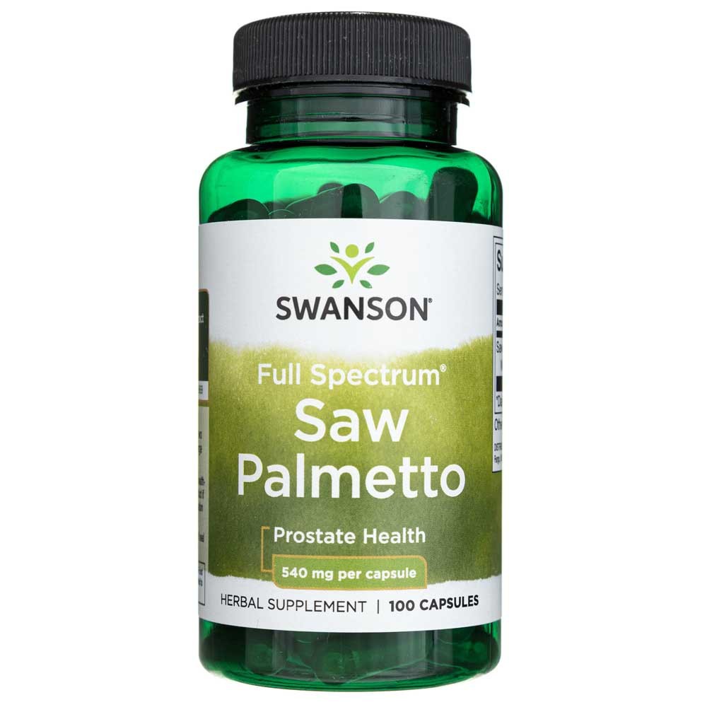 Swanson pilnas spektras Saw Palmetto 540 mg - 100 kapsulių - Magnis.lt