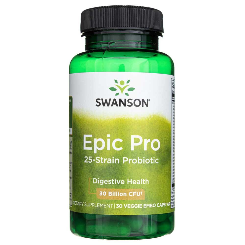 Swanson Epic Pro 25 kamienų probiotikas - 30 kapsulių - Magnis.lt