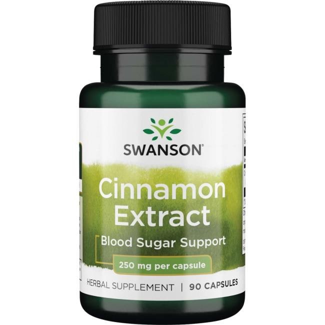 Swanson Kanēļa ekstrakts 250 mg - 90 kapsulas