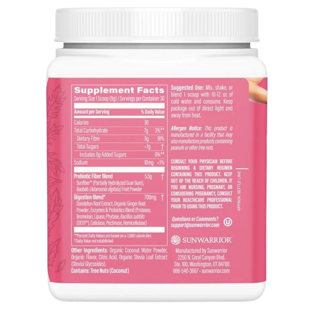 Sunwarrior Shape Core Cleanser, ananāsu un vaniļas - 270 g