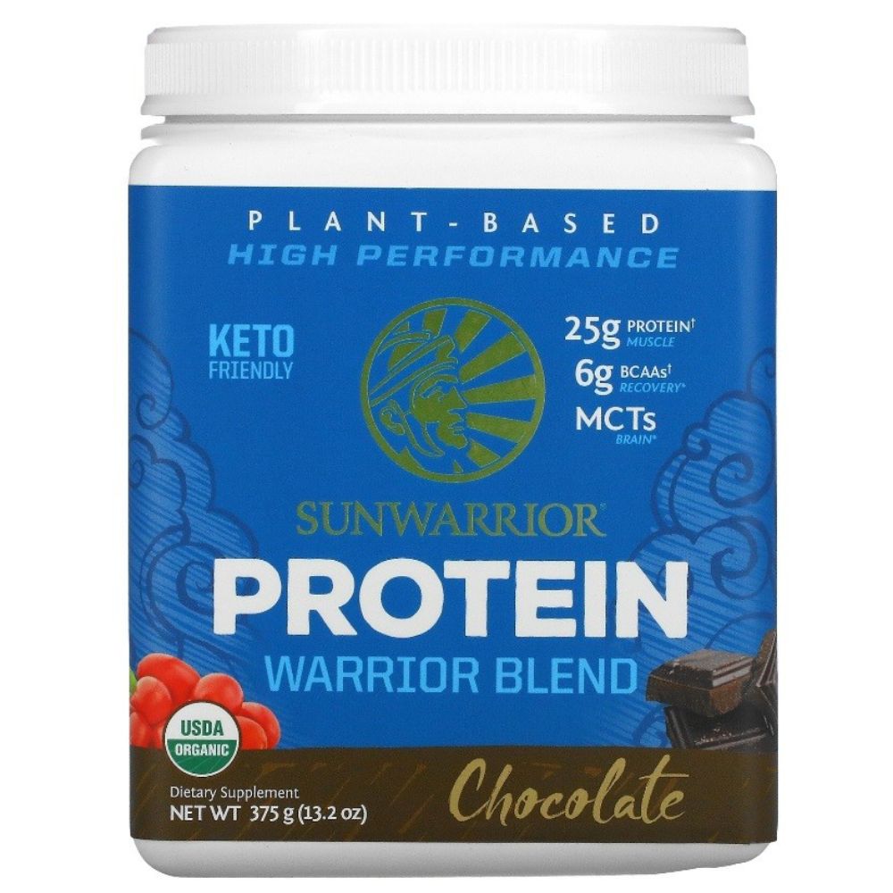 Sunwarrior Warrior Blend šokolādes proteīns - 375 g