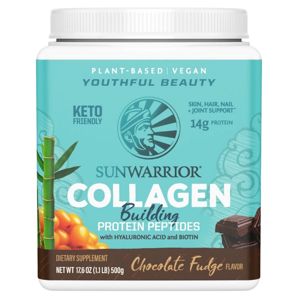 Sunwarrior kolagēna proteīna kondicionieris, Chocolate Fudge - 500 g
