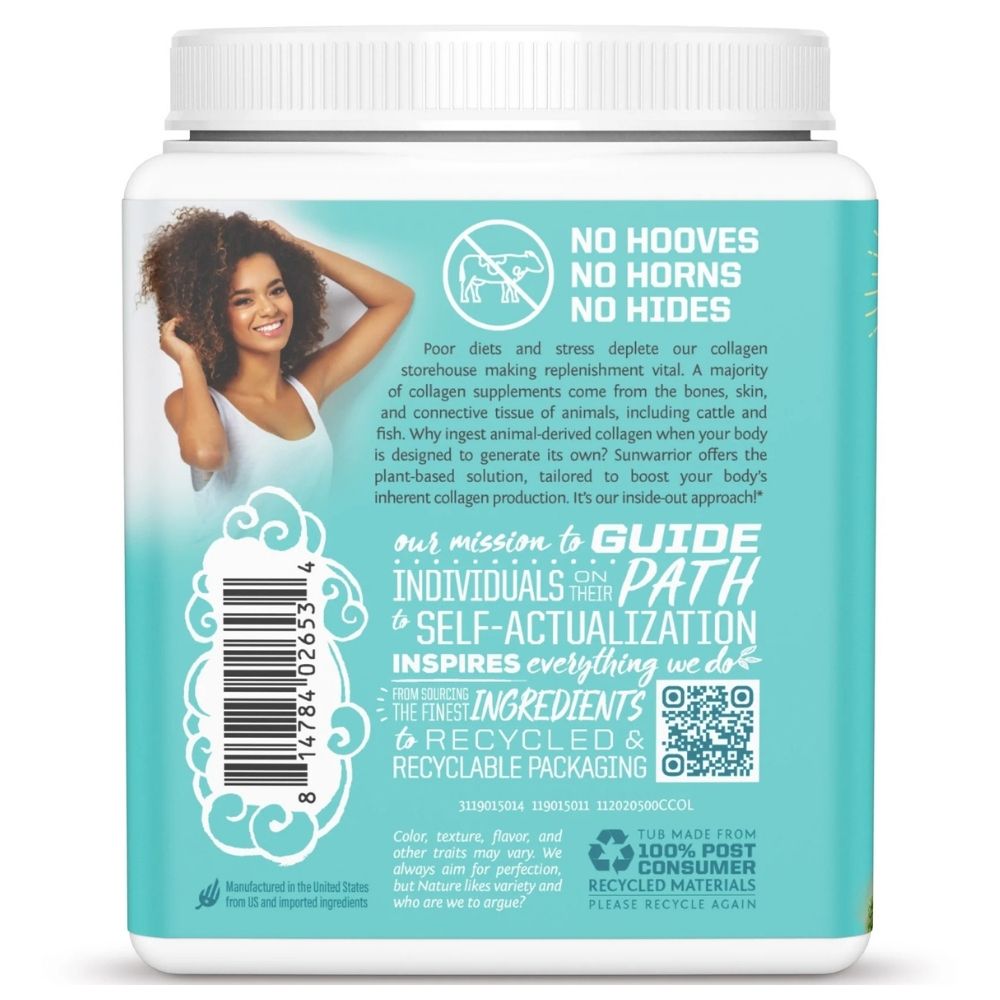 Sunwarrior kolagēna proteīna kondicionieris, Chocolate Fudge - 500 g