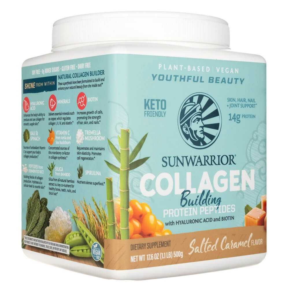 Sunwarrior kolagēnu veidojoši proteīna peptīdi Sālīta karamele - 500 g