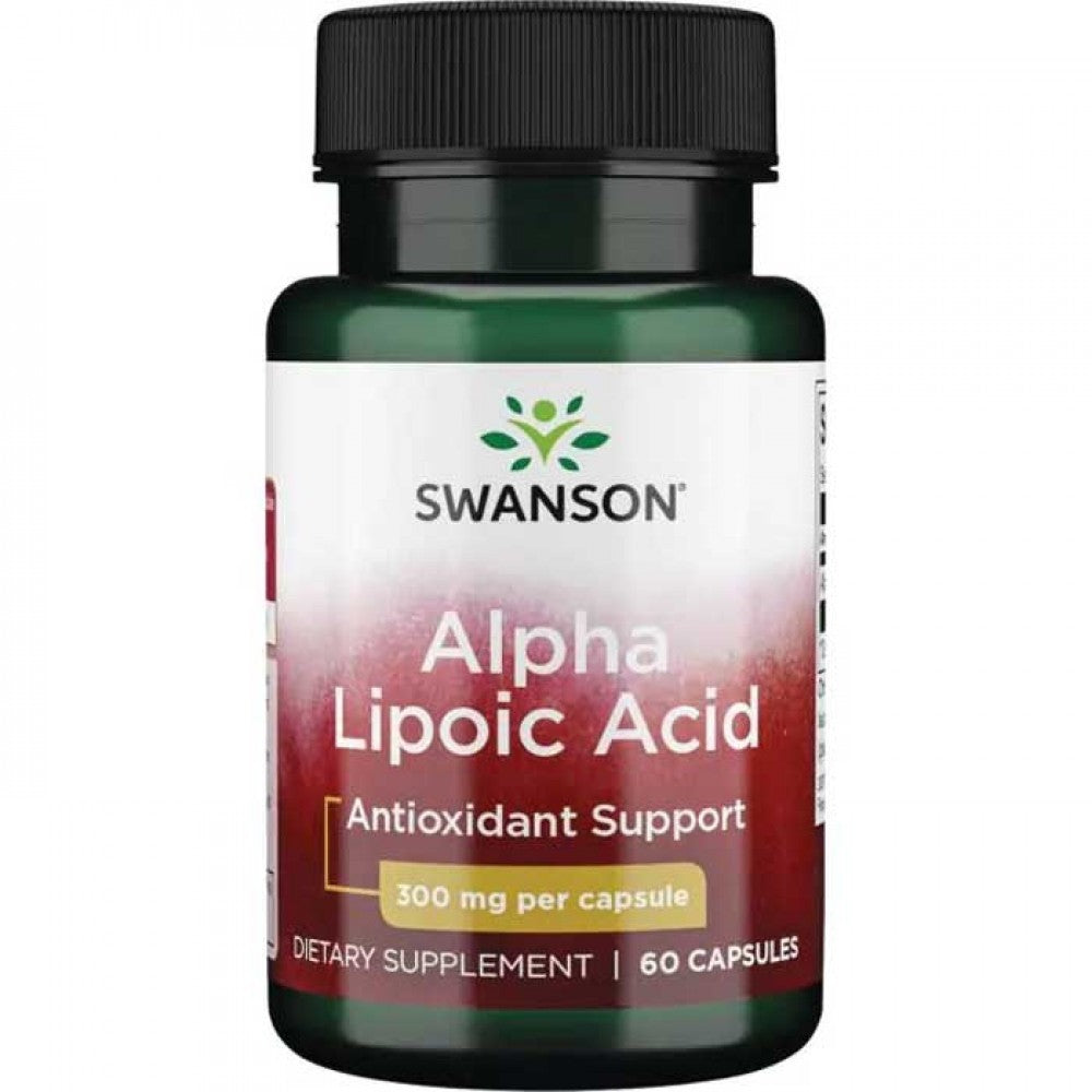 Swanson alfa liposkābe (ALA) 300 mg - 60 kapsulas