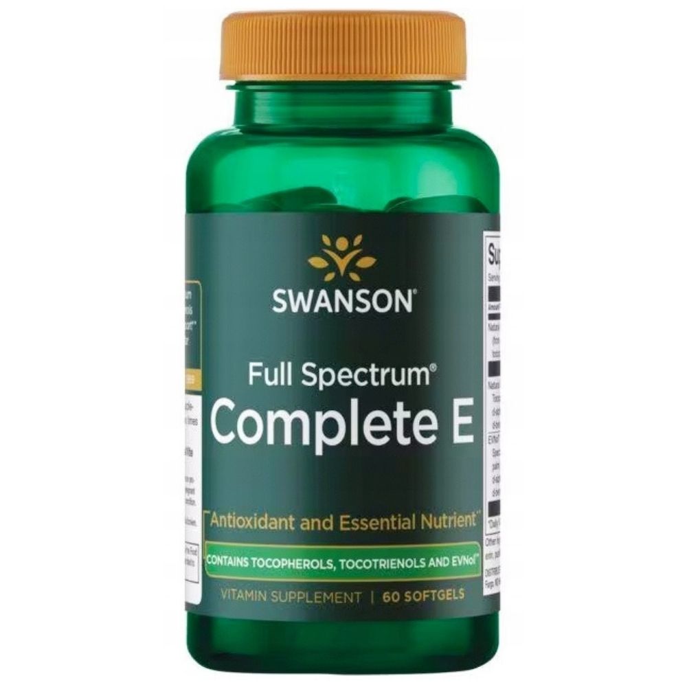 Swanson Full Spectrum E ar tokotrienoliem - 60 kapsulas