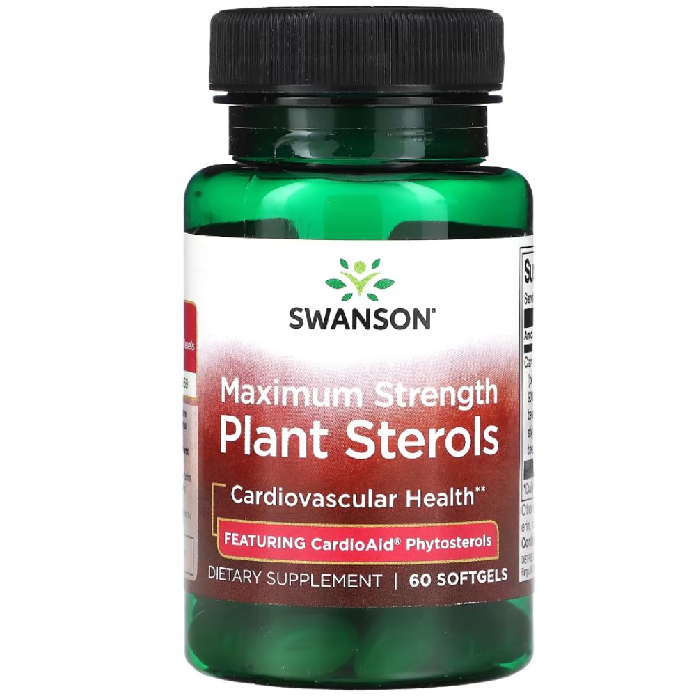 Swanson Maxium Strength Plant Sterols CardioAid - 60 kapsulių - Magnis.lt