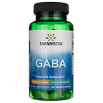 Swanson GABA – maksimālais stiprums 750 mg – 60 kapsulas
