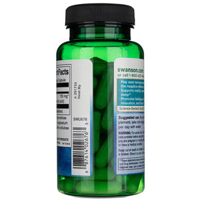 Swanson GABA – maksimālais stiprums 750 mg – 60 kapsulas