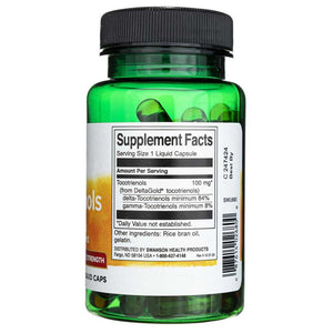 Swanson tokotrienoliai - dvigubo stiprumo 100 mg - 60 minkštųjų gelių - Magnis.lt