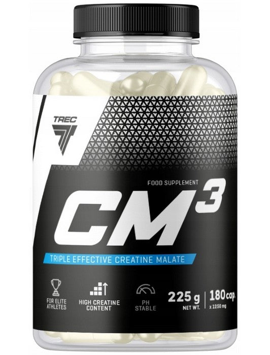 Trec Tri-Creatine malāts CM3 1250 - 180 kapsulas