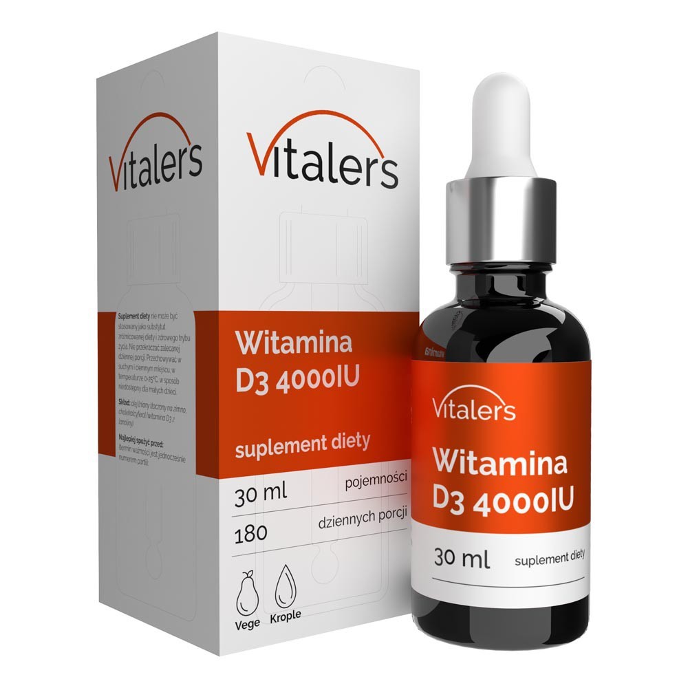 Vitaler's D3 vitamīns 4000 SV, pilieni - 30 ml
