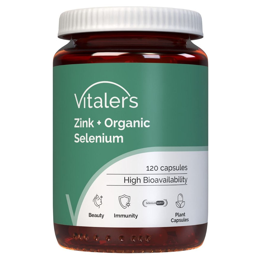 Vitaler's Cinks 15 mg + Selēns 200 mcg - 120 kapsulas
