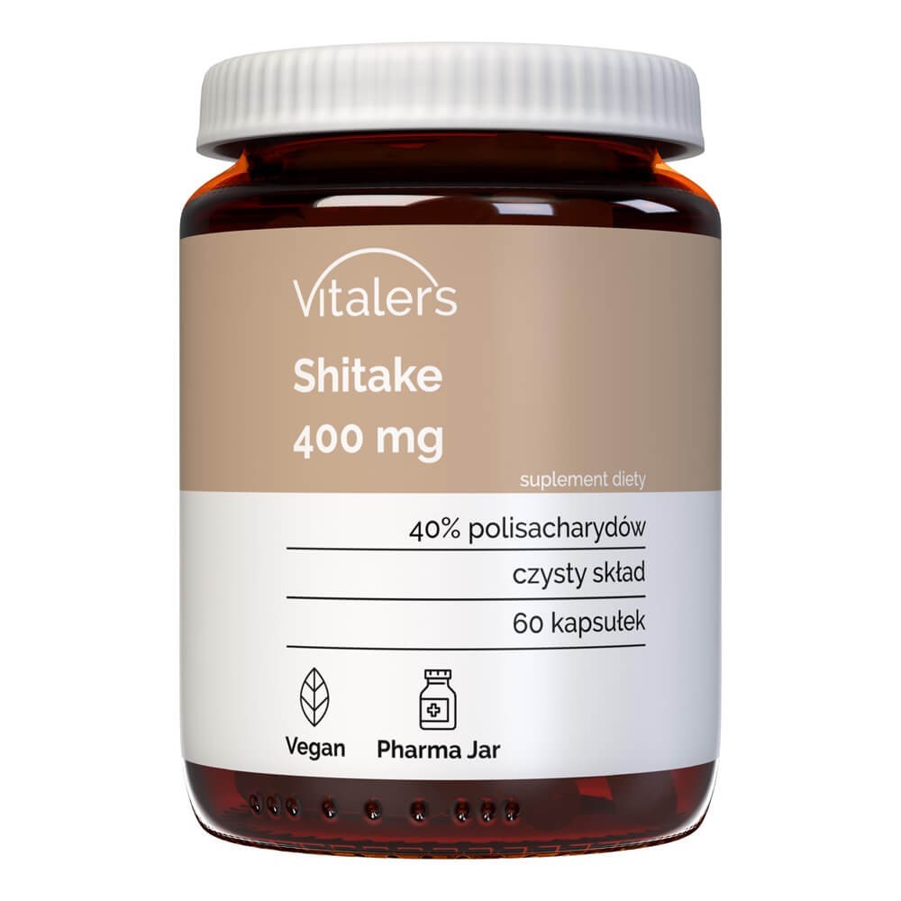 Vitaler's Šitake 400 mg - 60 kapsulas