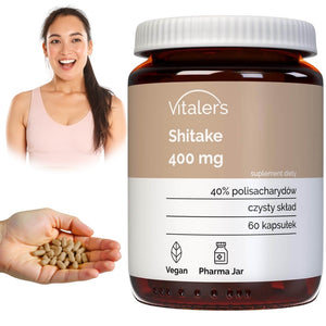 Vitaler's Šitake 400 mg - 60 kapsulas