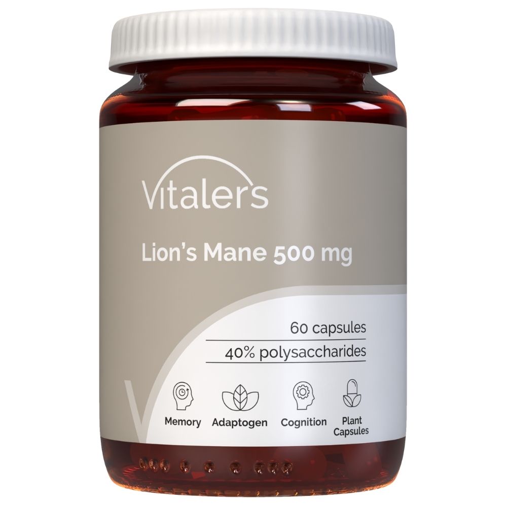 Vitaler's Lion's Mane 500 mg - 60 kapsulas