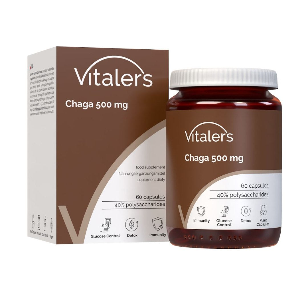 Vitaler's Čaga 500 mg - 60 kapsulas