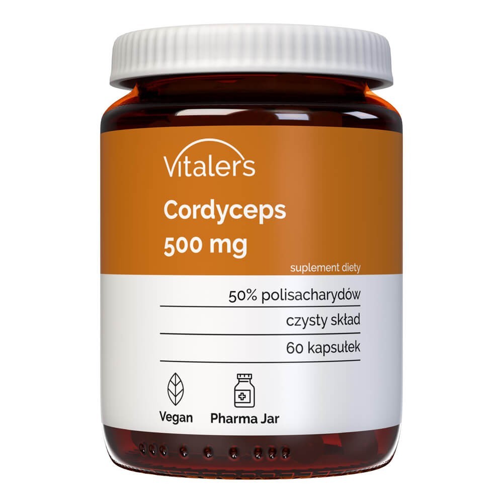 Vitaler's Cordyceps 500 mg - 60 kapsulas