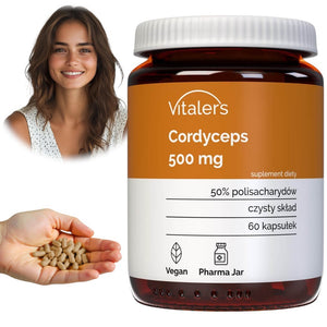 Vitaler's Cordyceps 500 mg - 60 kapsulas