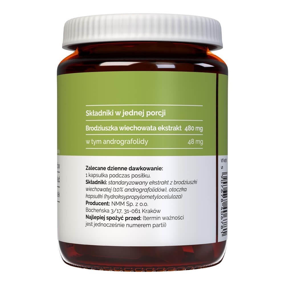 Vitaler's Andrographis 480 mg - 60 kapsulas