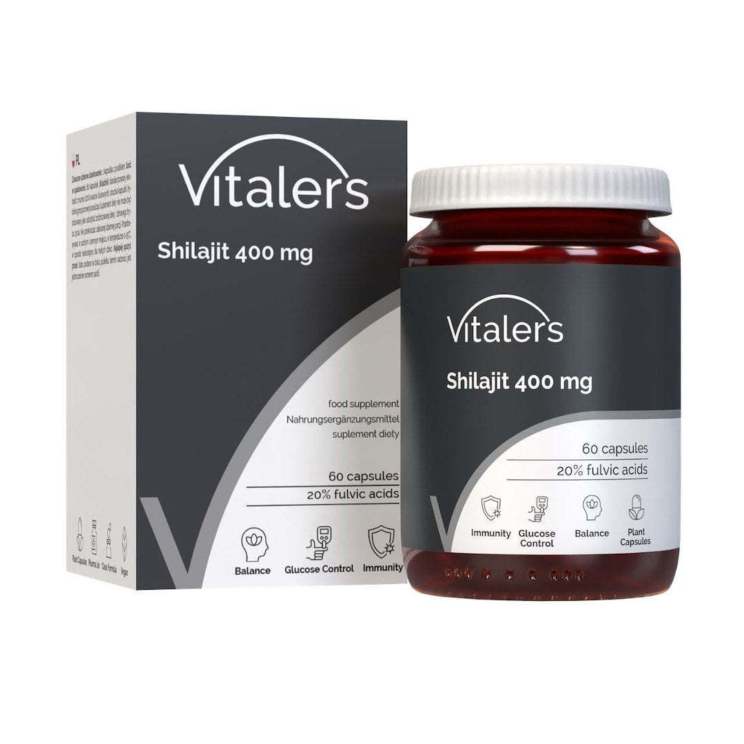 Vitaler Shilajit 400 mg - 60 kapsulas