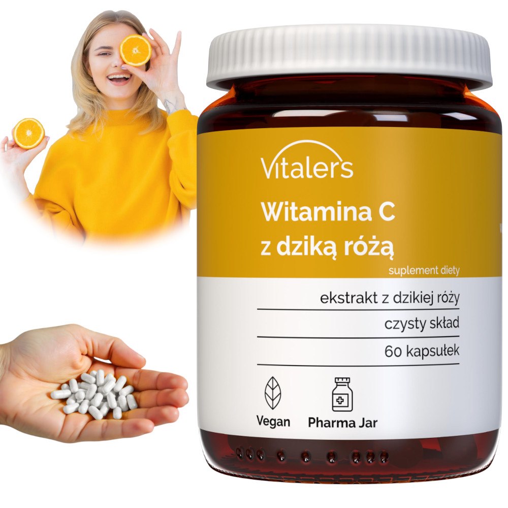 Vitaler vitaminas C ar šaltalankiais 1000 mg - 60 kapsulu