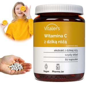 Vitaler vitaminas C ar šaltalankiais 1000 mg - 60 kapsulu