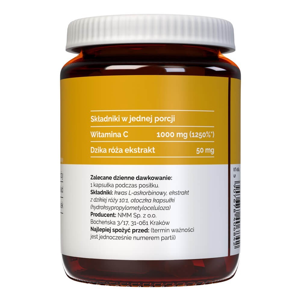 Vitaler vitaminas C ar šaltalankiais 1000 mg - 60 kapsulu