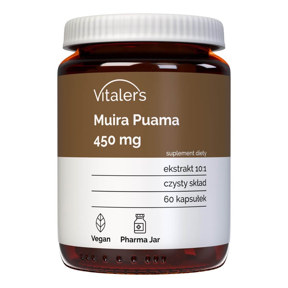 Vitaler's Muira Puama 450 mg - 60 kapsulas