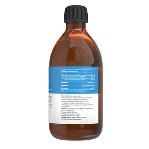 Vitaler's Junior Omega-3 menkių kepenų aliejus iš Norvegijos 1200 mg - 250 ml