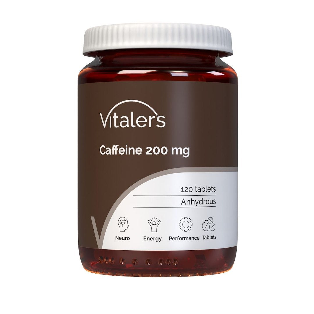 Vitaler kofeīns 200 mg - 120 tabletes