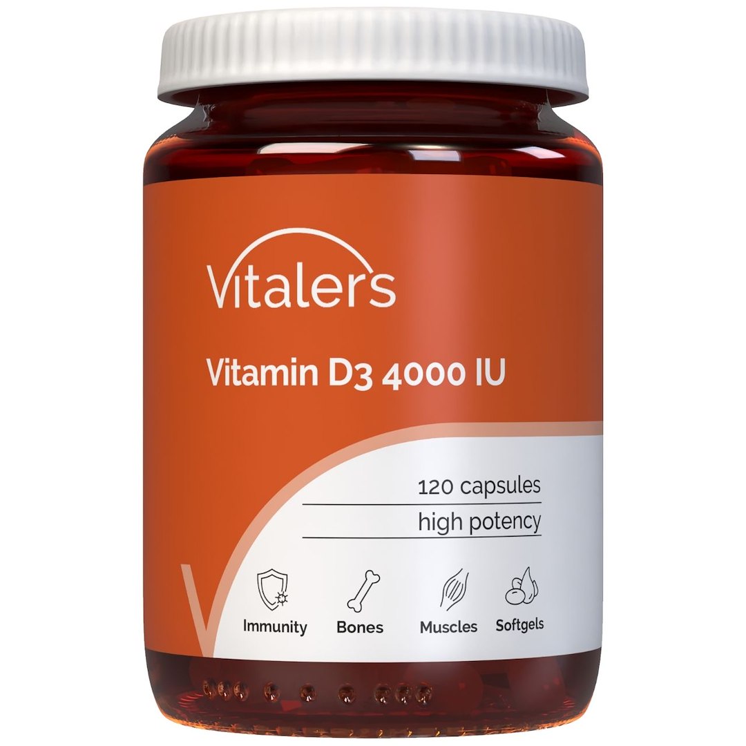 Vitaler D3 vitamīns 4000 SV - 120 mīkstās kapsulas