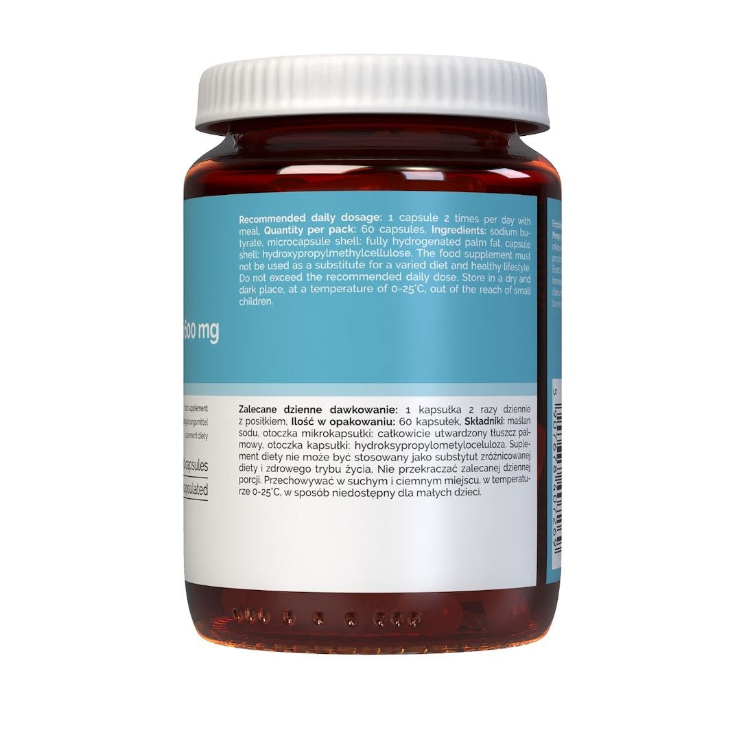 Vitaler nātrija butirāts 600 mg - 60 kapsulas