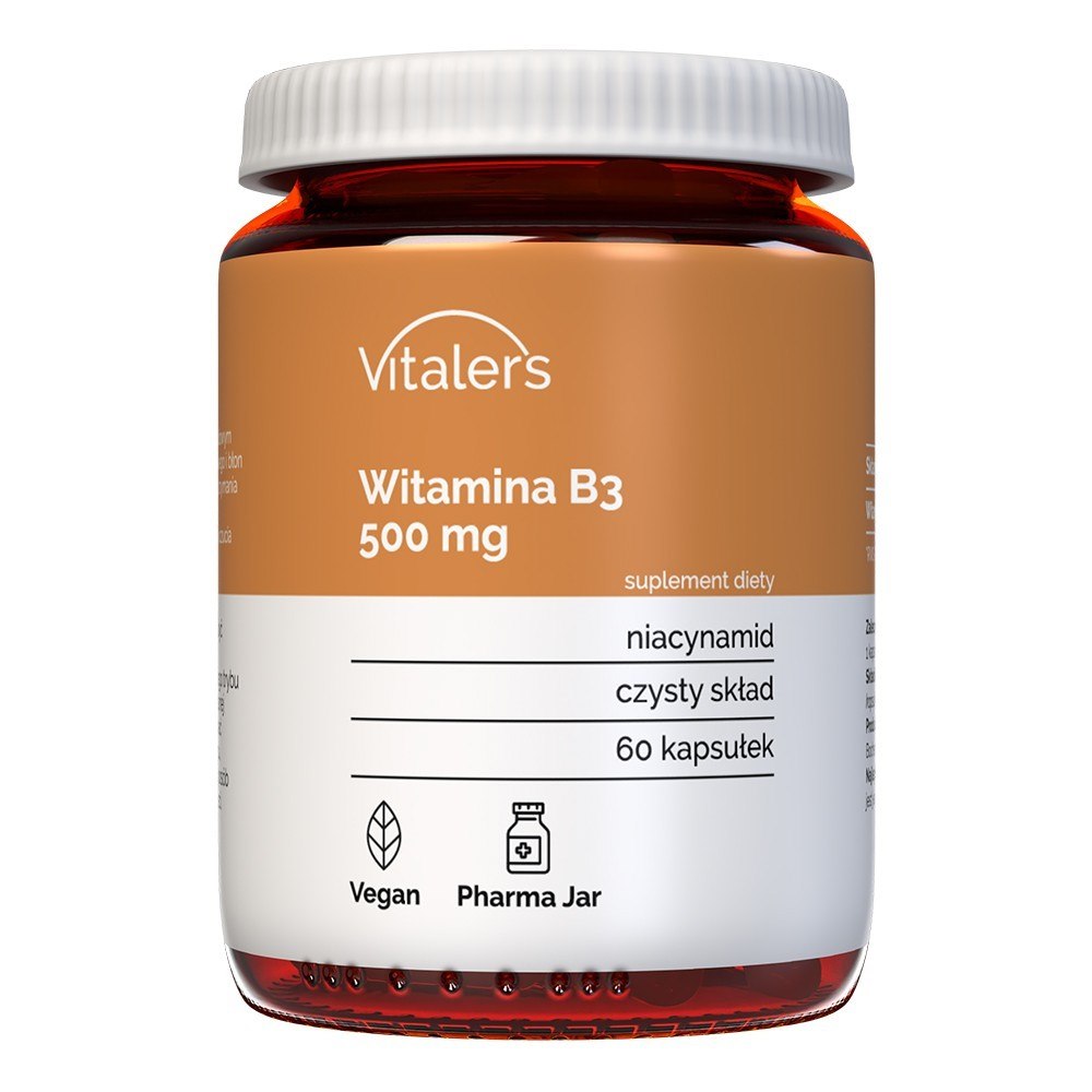 Vitamīns B3 500 mg - 60 kapsulas