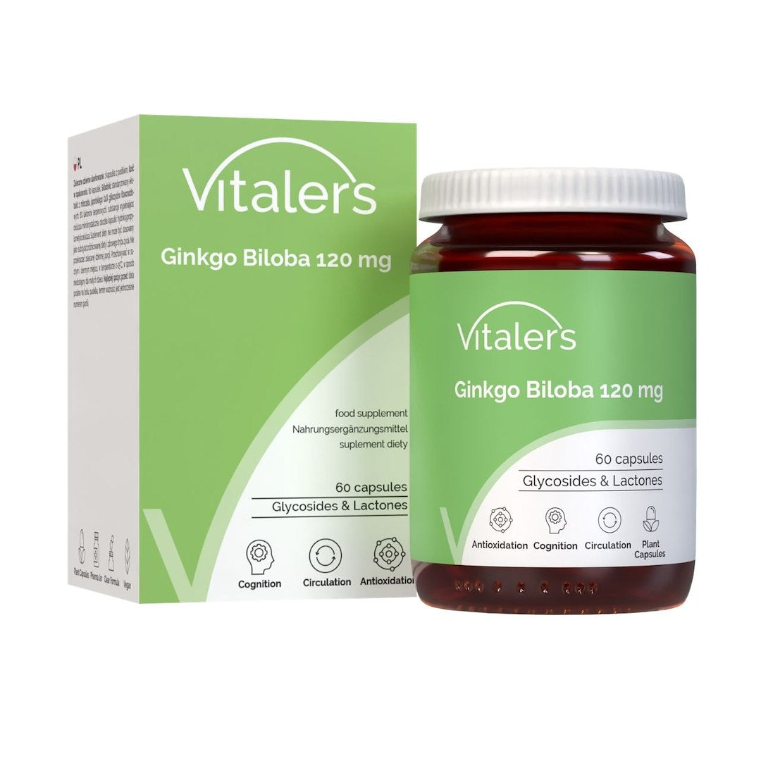 Vitaler's Ginkgo Biloba 120 mg - 60 kapsulas
