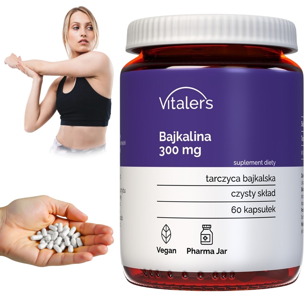 Vitaler's Baikalīna 300 mg - 60 kapsulas