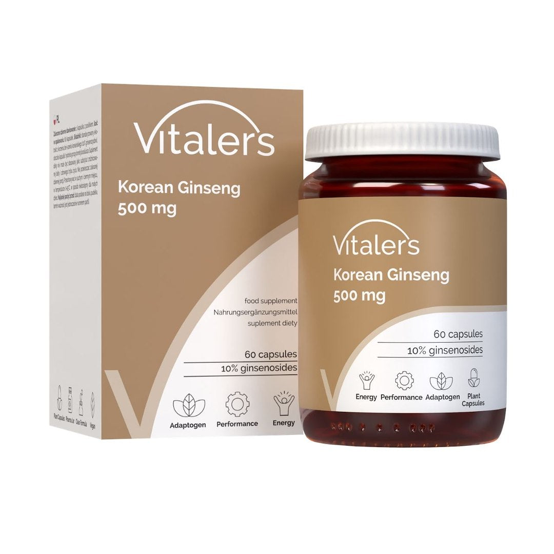 Vitaler's Korejas žeņšeņs 500 mg - 60 kapsulas
