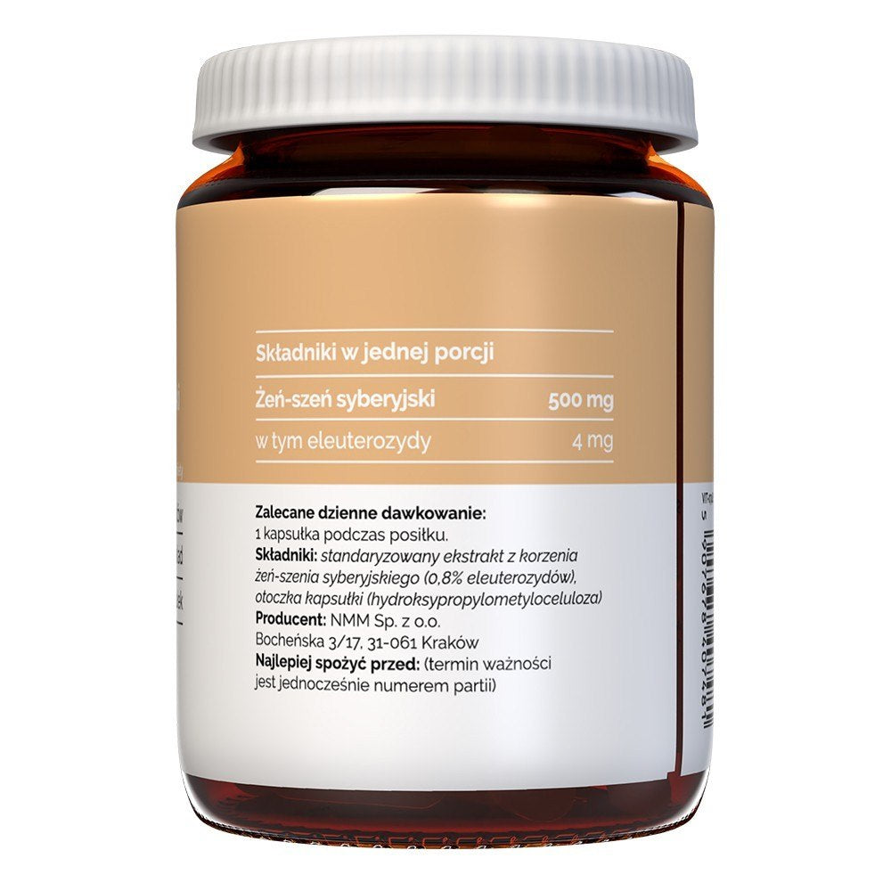 Vitaler's Sibīrijas žeņšeņs (Eleuterokoks) 500 mg - 60 kapsulas